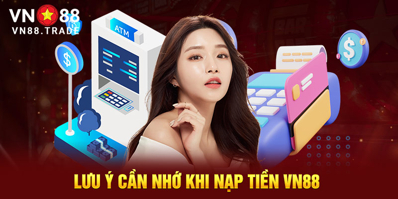 Lưu ý cần nhớ khi nạp tiền